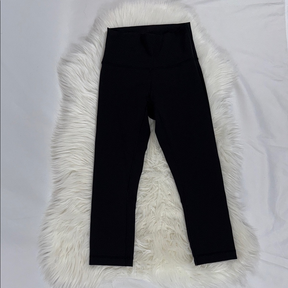 Lululemon Athletica Crop Black High-Rise Leggings